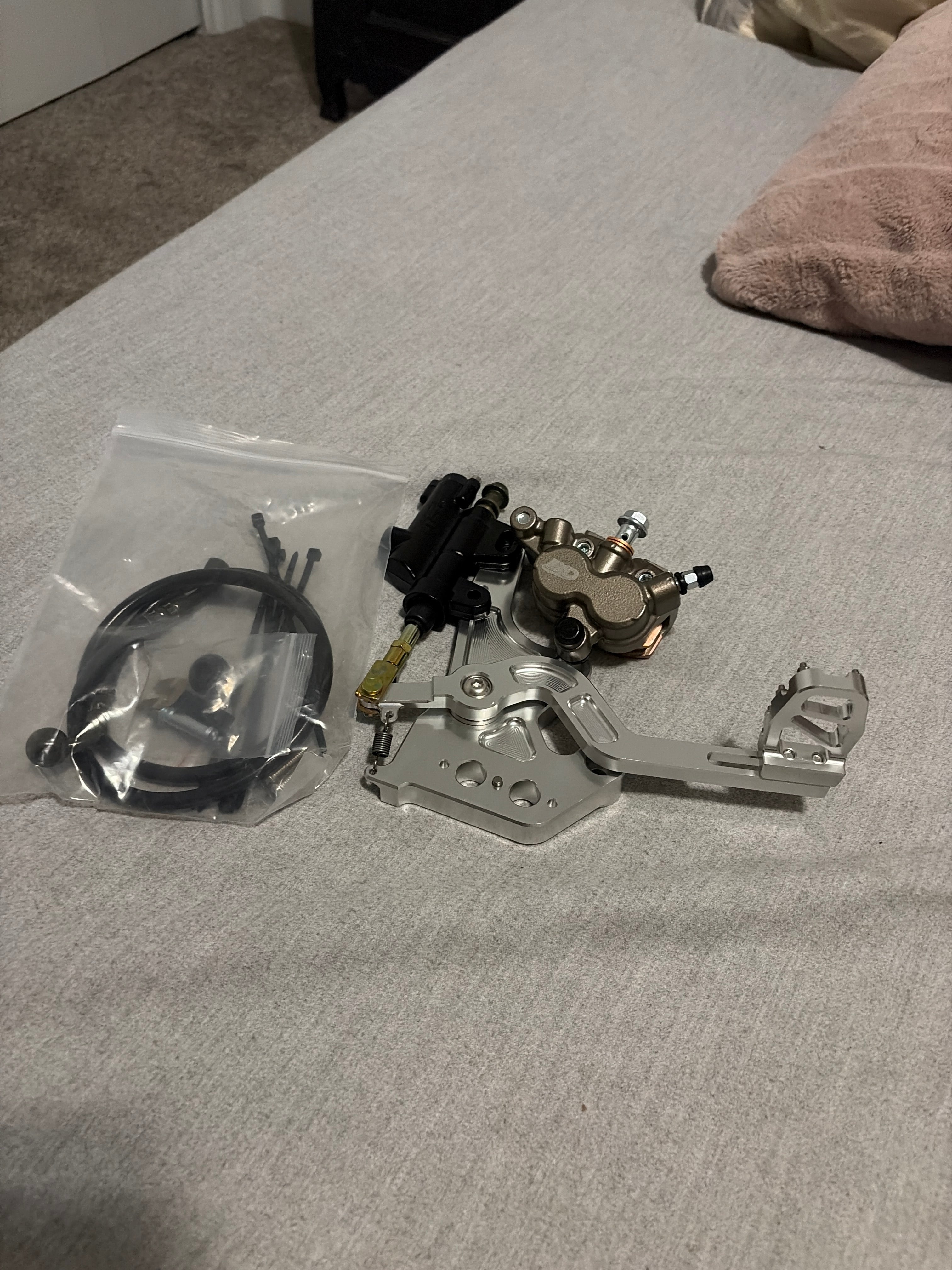 LBX foot brake, with caliper full kit