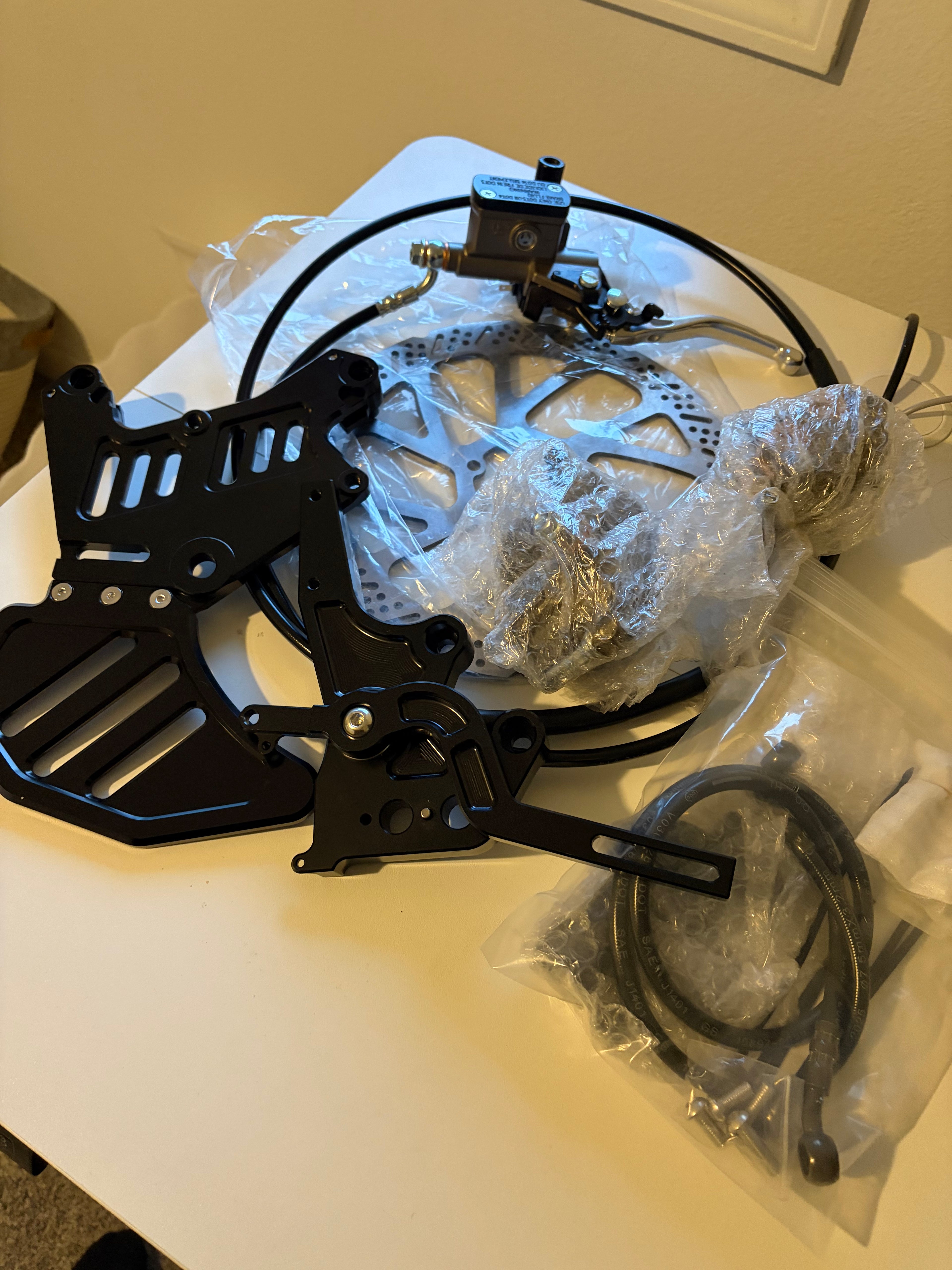 LBX dual ultra bee brake setup PRE BLED