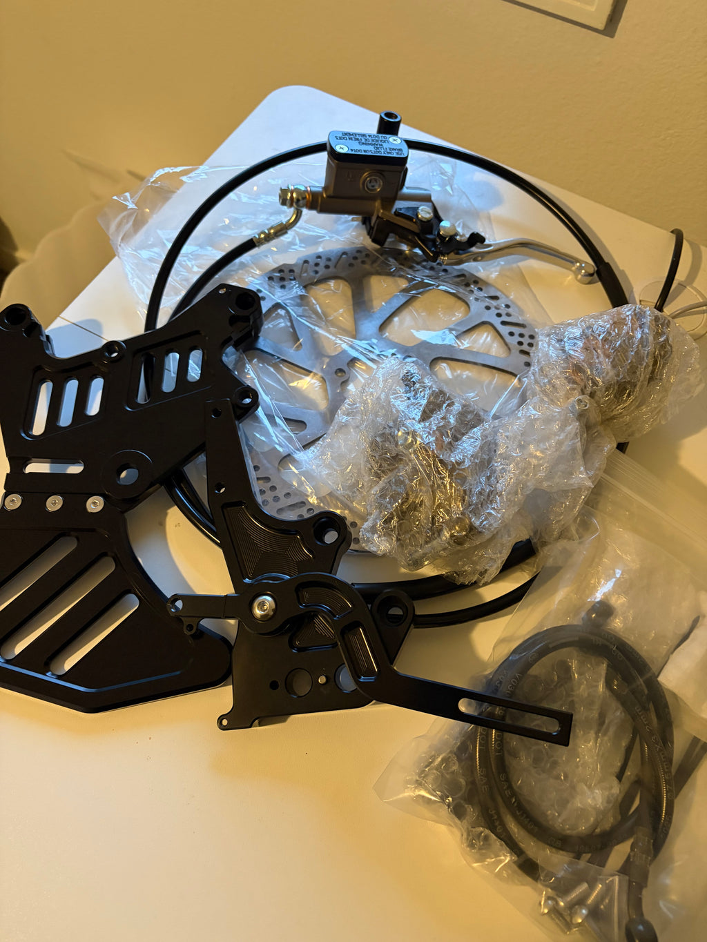 LBX dual ultra bee brake setup PRE BLED