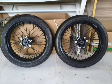 PRE ORDER! Ultra bee 17 17 supermoto wheelset! Upgraded tires