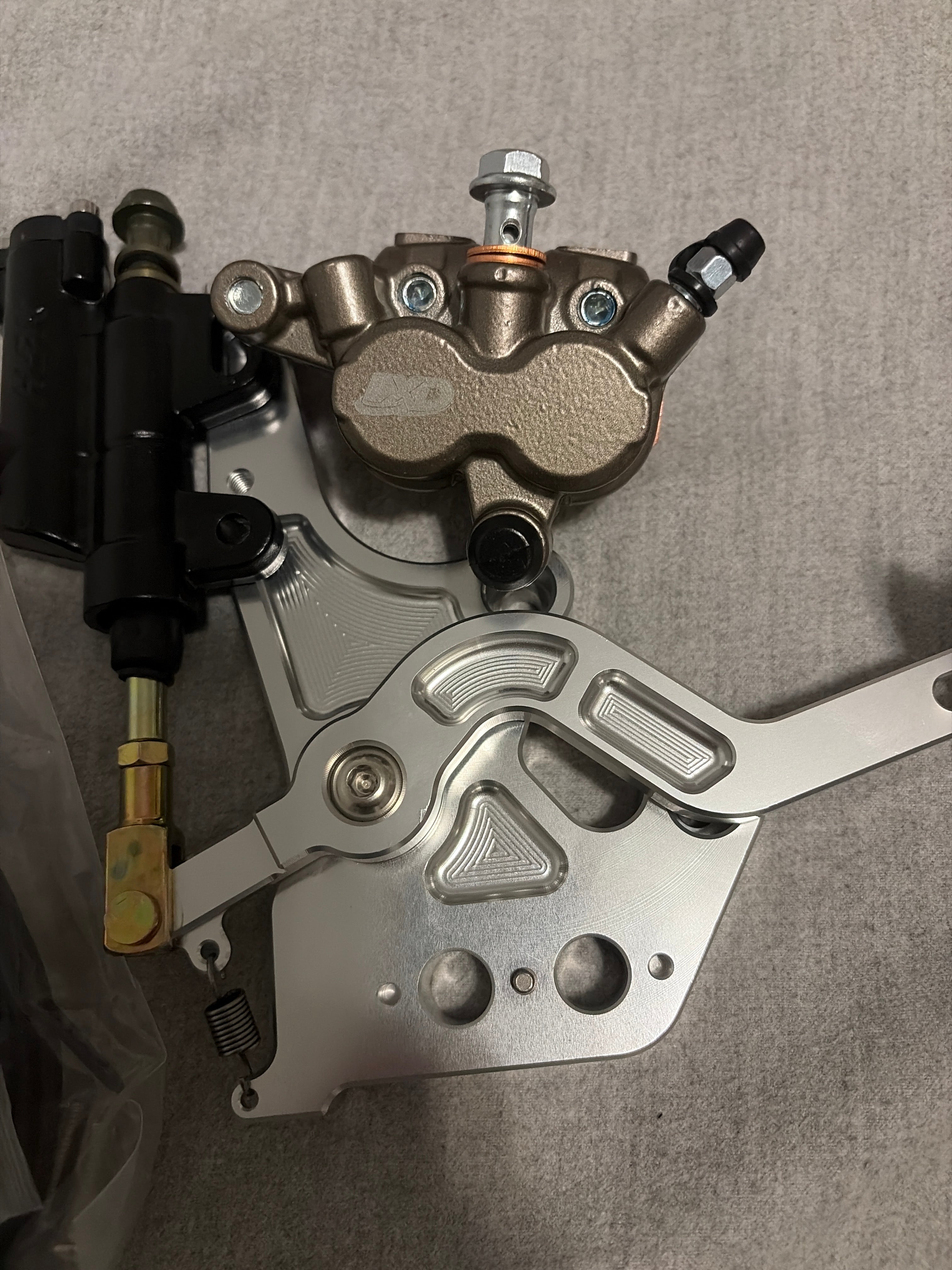 LBX foot brake, with caliper full kit