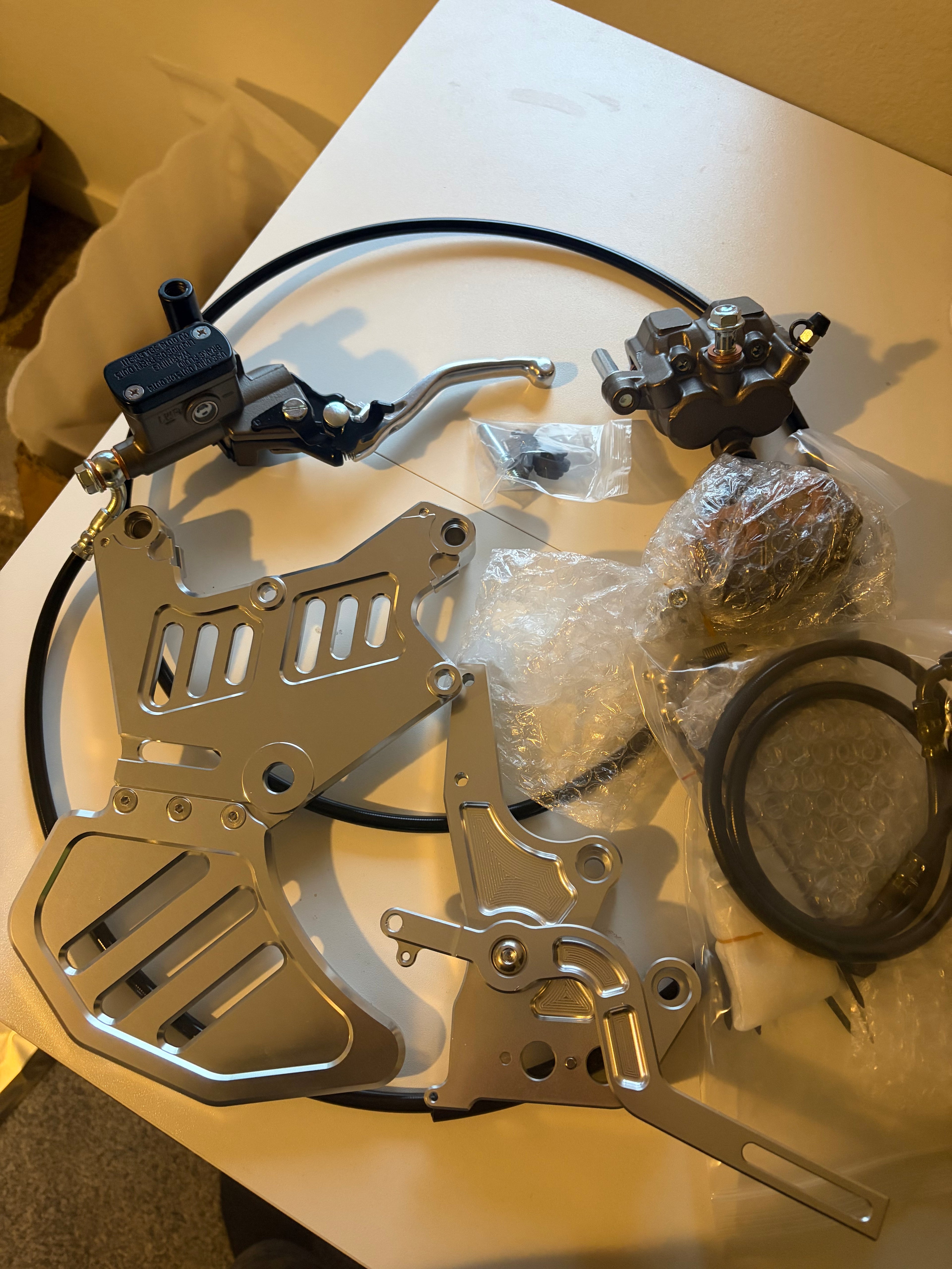 LBX dual ultra bee brake setup PRE BLED