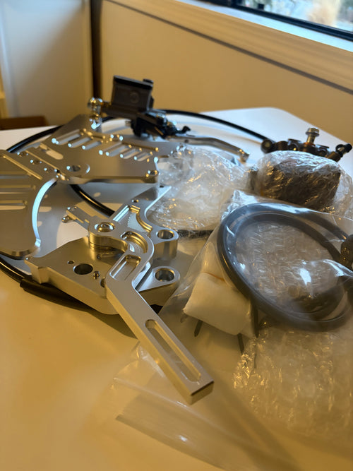 LBX dual ultra bee brake setup PRE BLED